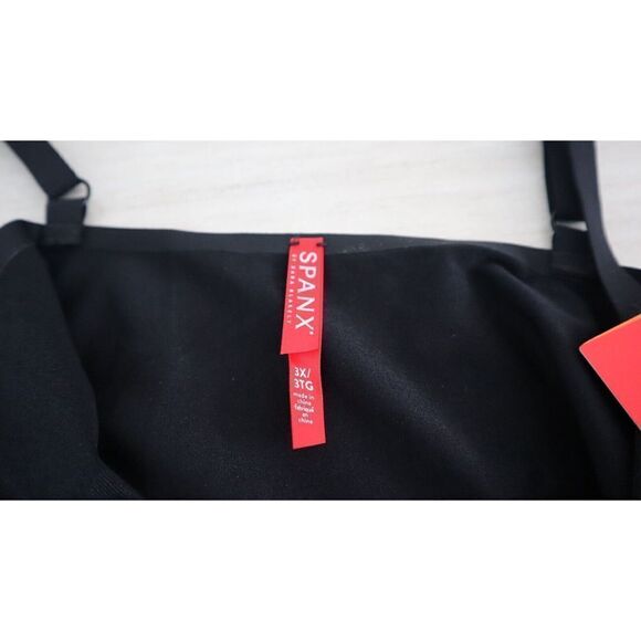 SPANX PS1715 Women's Sz 3X Very Black Oncore Mid-Thigh Bodysuit - Picture 9 of 10